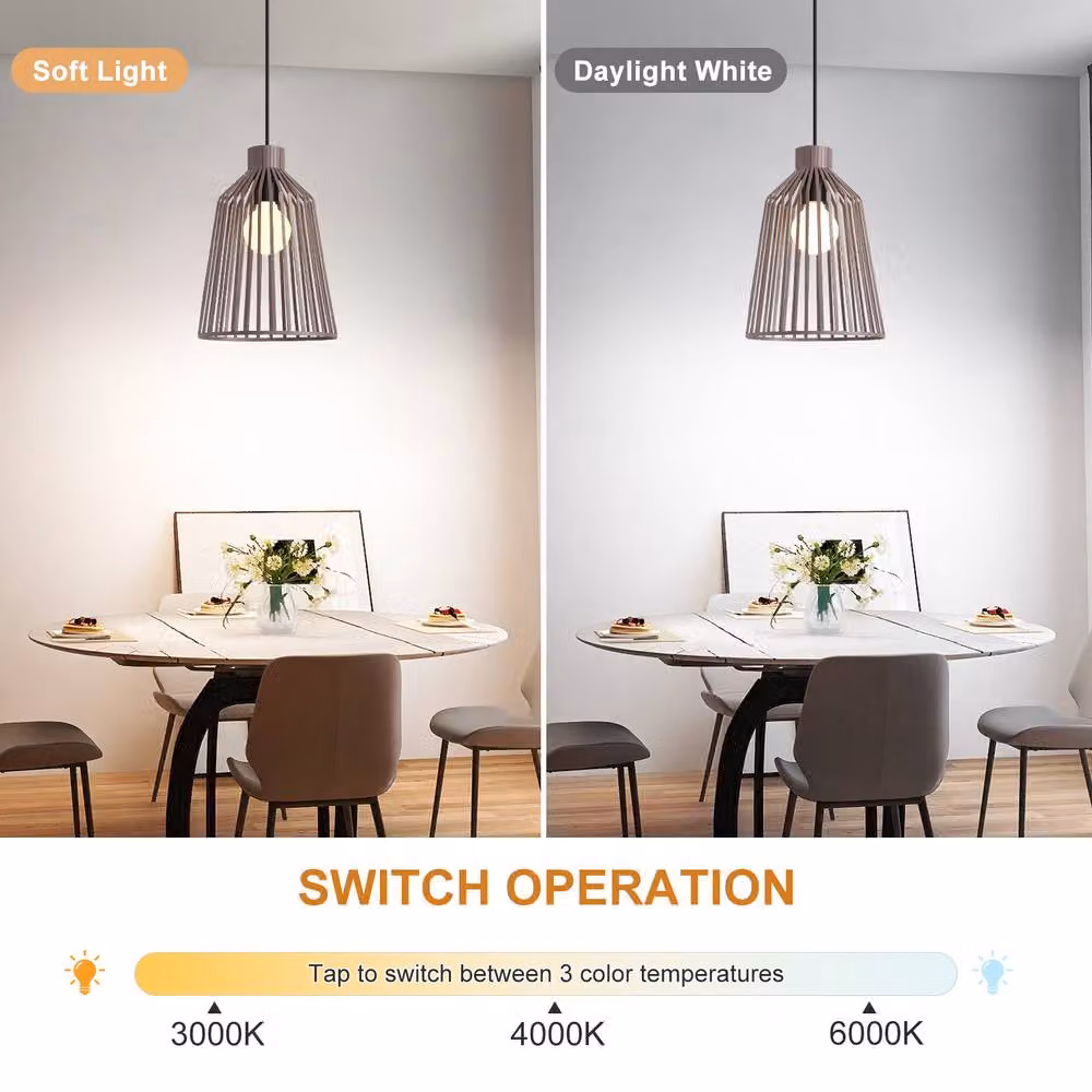 Harper Living Metal Cage Pendant Ceiling Light, E27, Brown – 3