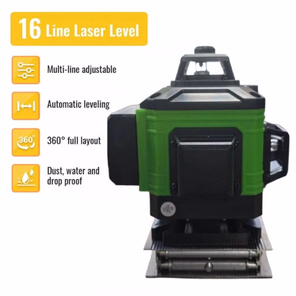 EONLION 4D 16 Line Green Laser Level 360 Degree – 4