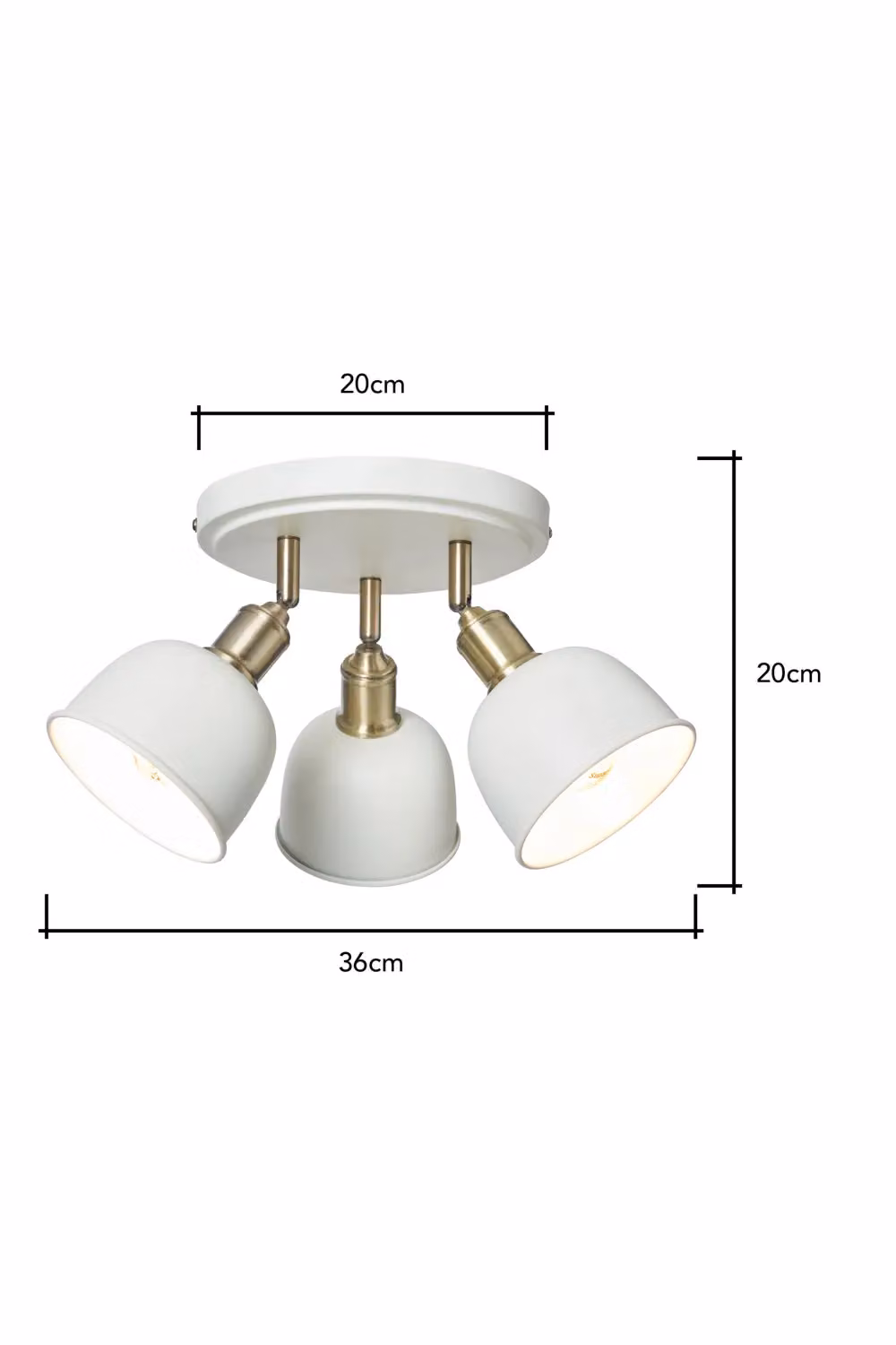 BHS Lighting Dale Galley Spotlight Bar in Gold/Brass – 2