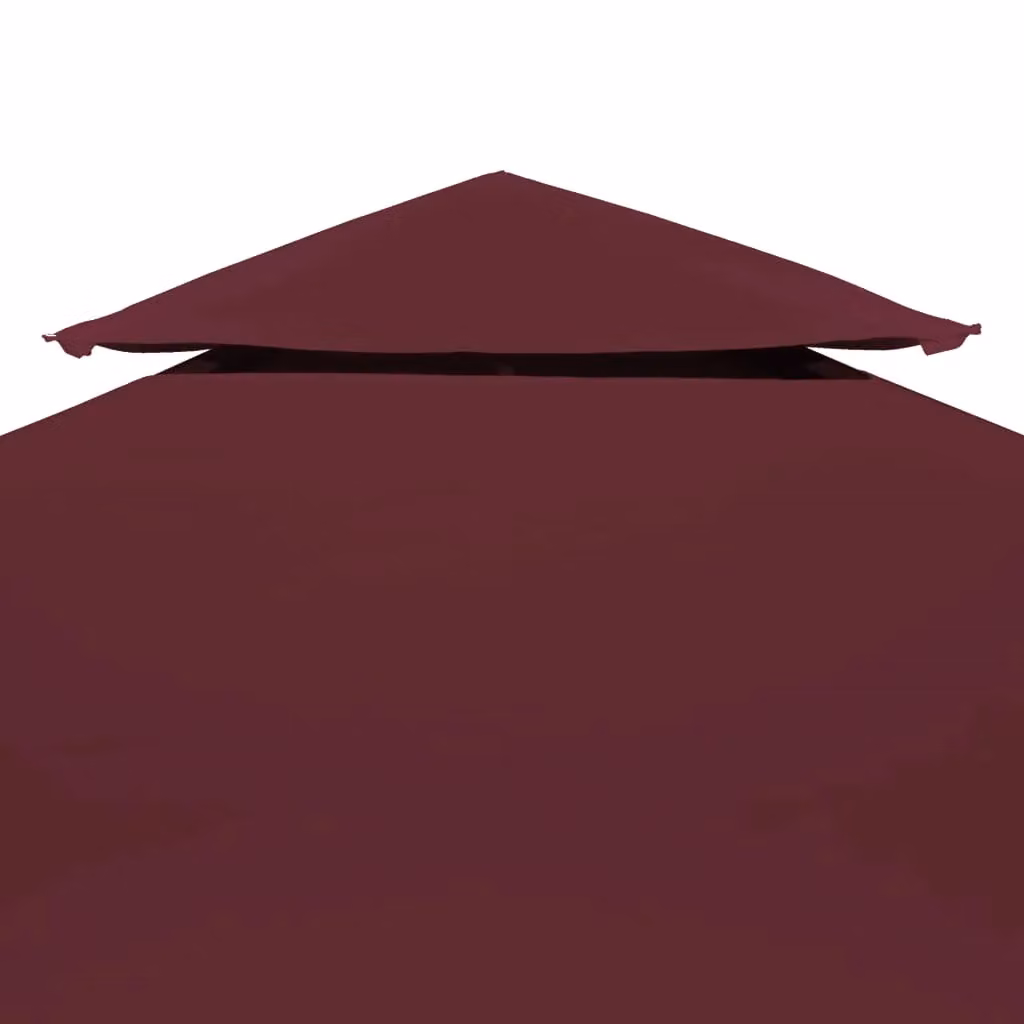 Berkfield Home 2-Tier Gazebo Top Cover in Red Polyester, 3 x 3 m – 3