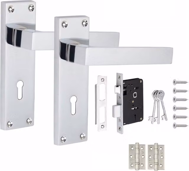 Golden Grace Chrome Door Handles