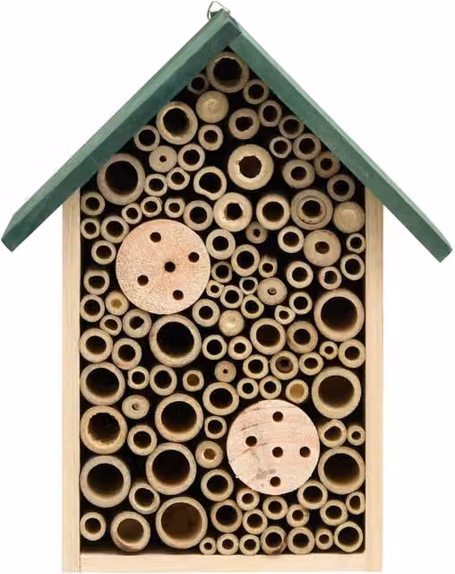 Berkfield Home Insect Hotels, 2 Pack, Brown Solid Firwood, W/D/H: 23 x 14 x 29 cm