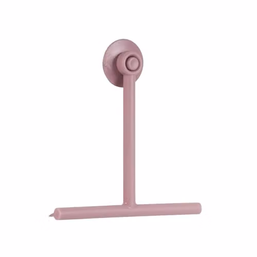 Showerdrape Rocco Pink Plastic Bathroom Shower Squeegee