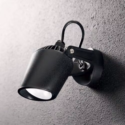 Netlighting Minitommy Adjustable Outdoor Wall Spotlight Black IP66 GU10 – 2
