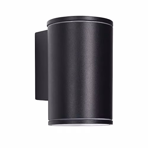 Netlighting Orion LED Outdoor Surface Mounted Wall Light Black IP54