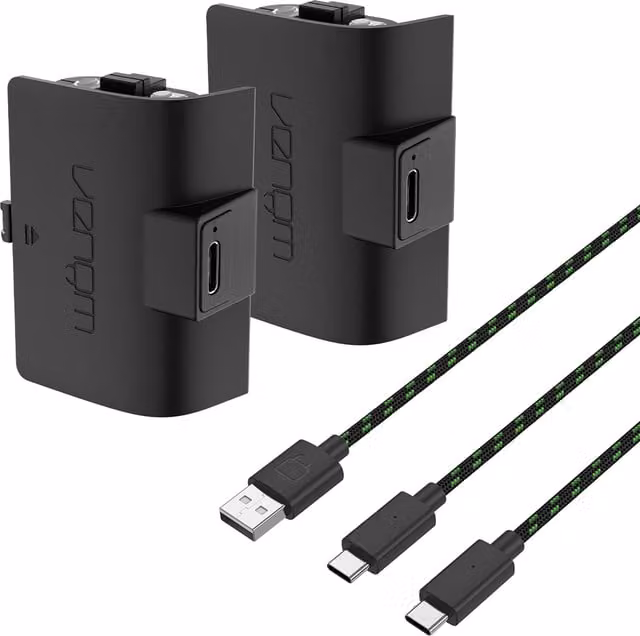 Venom Rechargeable Li-ion Battery Twin Pack for Xbox Series X and S, Black