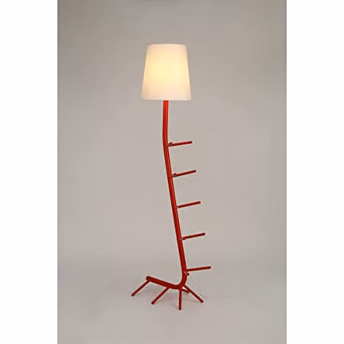 Netlighting Mantra Centipede Floor Lamp with Shade, Red and White, Height: 165 cm – 2