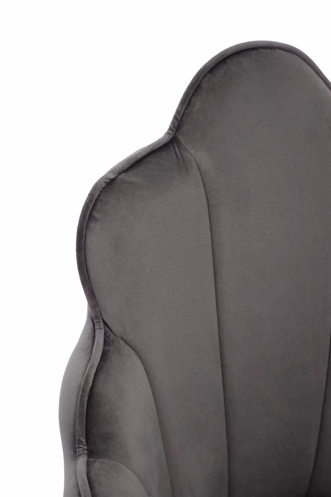Interiors by Premier Tian Grey Velvet Armchair – 3