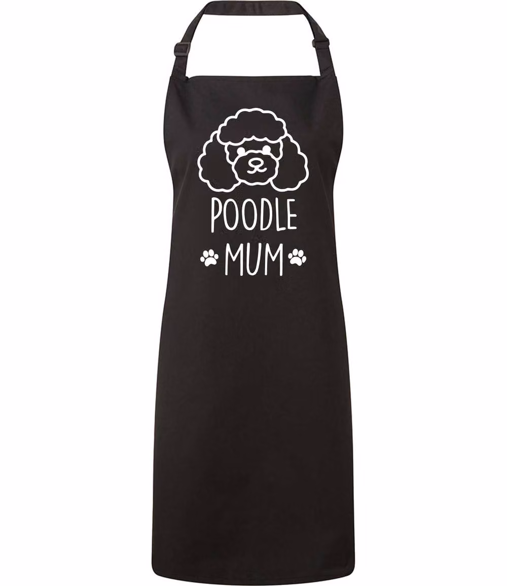 60 SECOND MAKEOVER Poodle Mum Apron in Black – 2