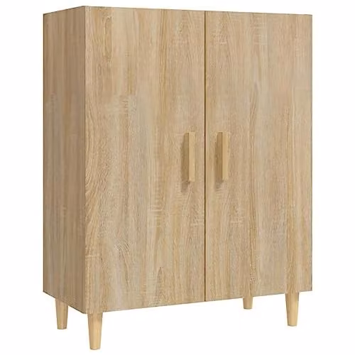 vidaXL Modern Sonoma Oak Sideboard in Brown, W/D/H: 70 x 34 x 90 cm – 1