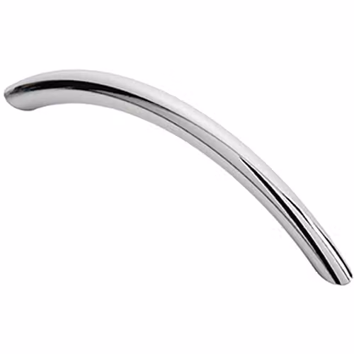 Loops Curved Bow Cabinet Pull Handle, Chrome, 119 x 10 mm, 96 mm Fixing Centres