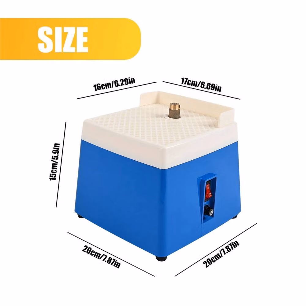 Nordara Blue Portable Mini Benchtop Glass Grinder with 220V Diamond Grinding Tool – 2