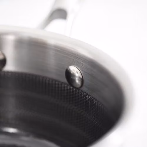 Tower Geo-Clad 16cm Ceramic Hybrid Saucepan with Glass Lid, Silver – 2