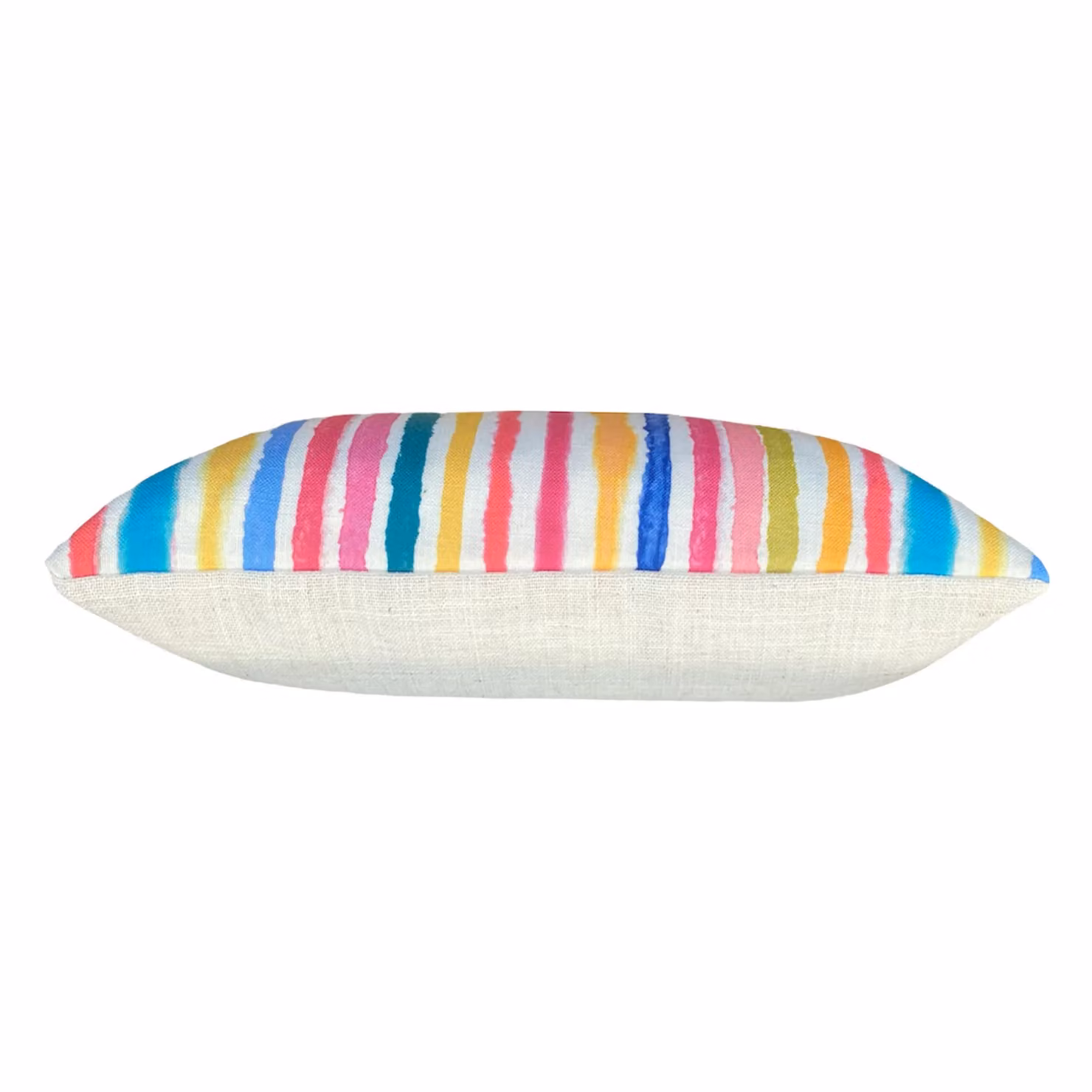 Evans Lichfield Aquarelle Stripe Multicolour Polyester Filled Cushion, W: 43 cm, D: 33 cm, H: 33 cm – 2