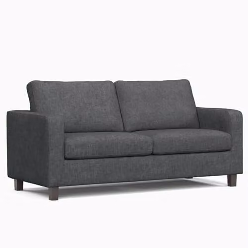 Furnishings For Less UK York Turin 3 Seater Fabric Sofa in Grey – 1