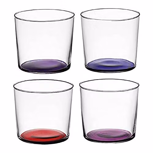 LSA International Coro Tumbler 310ml Purple Glassware Set of 4