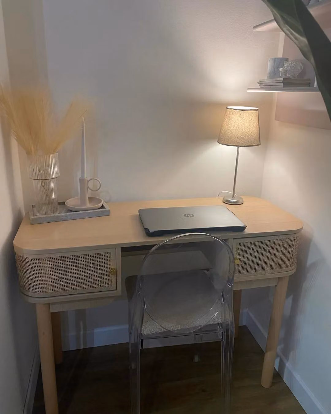 TOYAMA Nordlys Scandinavian Writing Desk in Brown Wood – 3