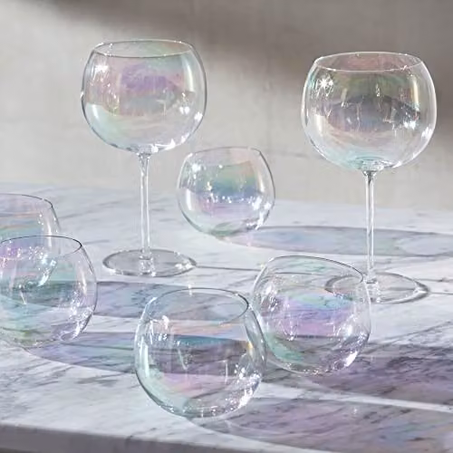 LSA White Transparent Glass Tumbler, 680ml – 2