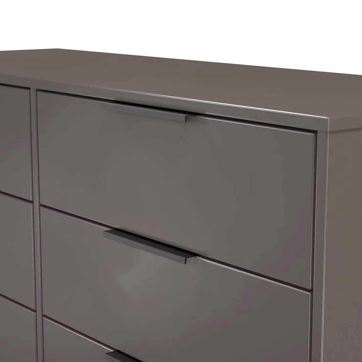 2 U Fuji 6 Drawer Wide Chest in Dark Grey Matt – 3
