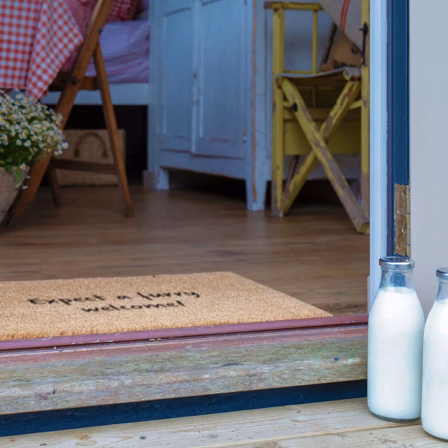 Artsy Mats Brown Coir Doormat, W: 90 cm, D: 60 cm – 3