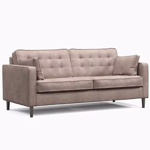 Furnishings For Less UK Eden Toledo 3 Piece Fabric Sofa Suite in Grey, including 3 Seater Sofa, 2 Seater Sofa and Armchair – 2