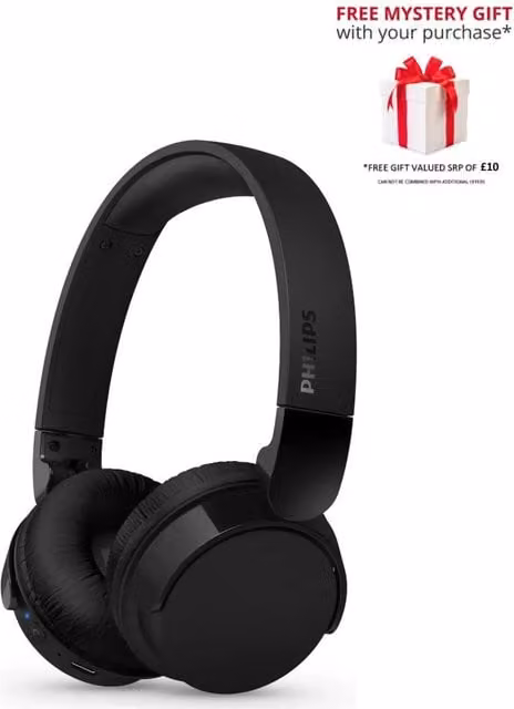 Philips 4000 Series On-Ear Wireless Bluetooth Headphones - Black