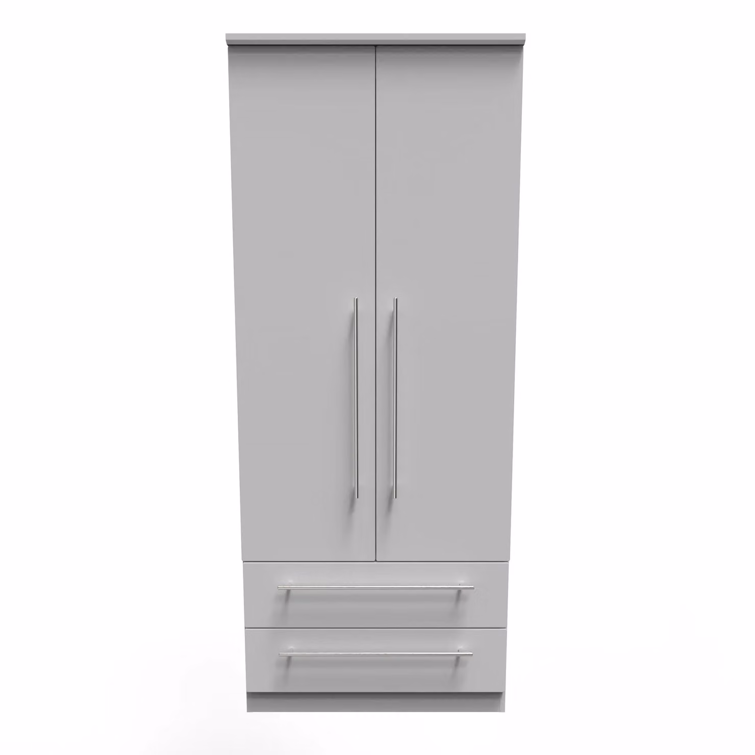 Ready Assembled 2 U Carlton Grey 2 Door 2 Drawer Wardrobe – 2
