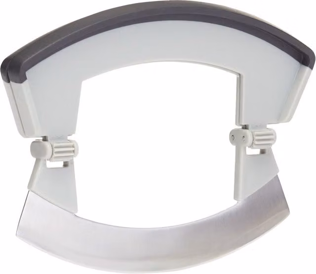 MasterClass Smart Space Folding Mezzaluna Herb Chopper in Grey Stainless Steel and Plastic, W/D/H: 15.5 x 12.5 x 12.5 cm – 4