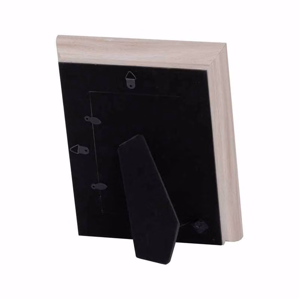 Lemon Pavilion Furniture and Decor Rustic Wood Photo Frame, Grey and White, W: 19 cm, H: 24 cm, 4x6 inch – 2
