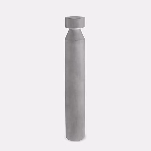 Netlighting LEDS C4 Row Outdoor LED Bollard in Grey Concrete, Height: 100 cm, 2585 lm, 3000K, IP65