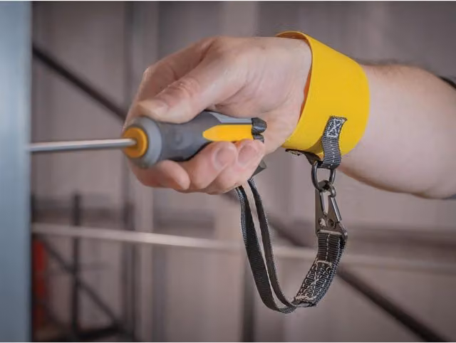 Roughneck Wrist Tool Lanyard in Multicolour and Yellow