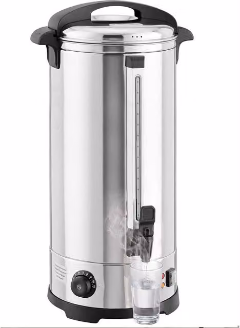 HOMCOM 24L Stainless Steel Catering Tea Urn with Keep Warm Function, Silver