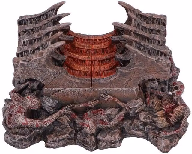Nemesis Now Diablo IV Helltide Chest Box, Bronze and Multicolour, W/D/H: 10 x 10 x 10 cm