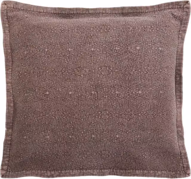 Bedeck of Belfast Katara/Umma Sham Pillowcase in Purple Cotton