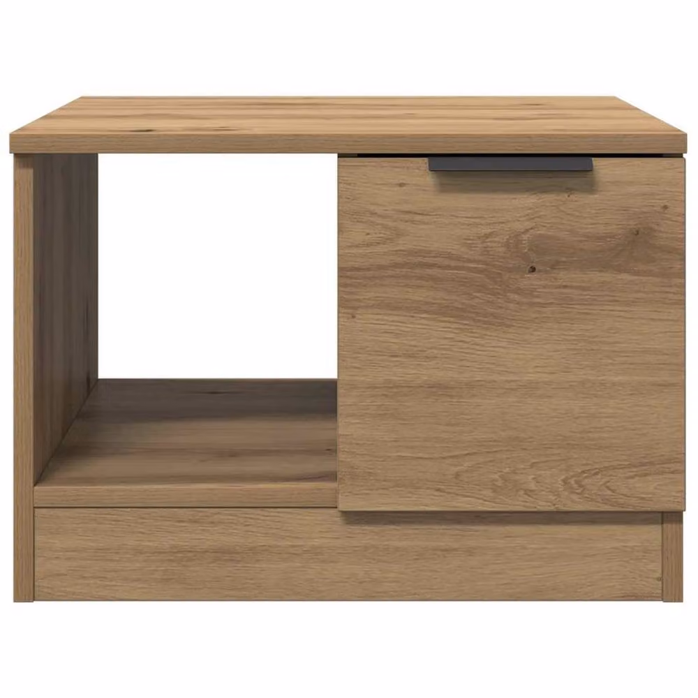 Berkfield Home Artisan Oak Coffee Table in Brown, W/D/H: 50 x 50 x 36 cm – 4