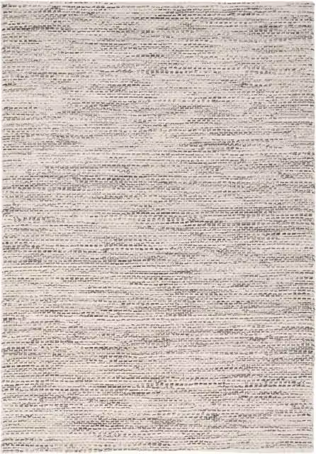 The Rug House Glamour Abstract Hand Tufted Living Area Rug in Beige and Grey, Width: 280 cm