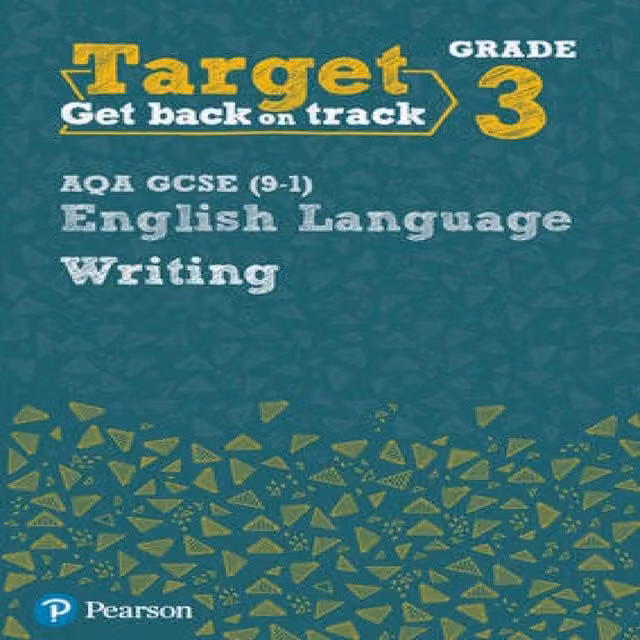 Julie Hughes Target Grade 3 Writing AQA GCSE (9-1) English Language Workbook, Multicolour