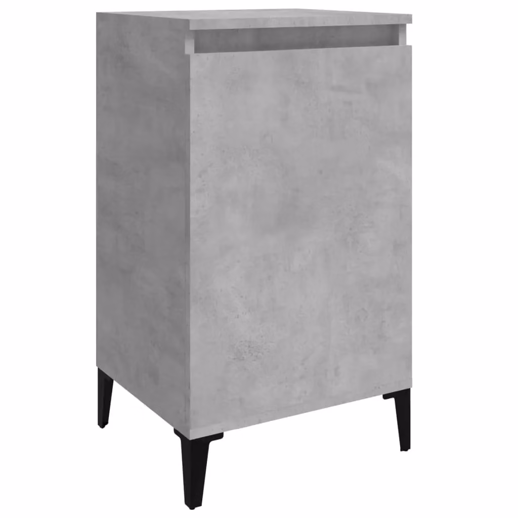 Berkfield Home Modern Bedside Cabinet in Concrete Grey, W/D/H: 40 x 35 x 70 cm – 2