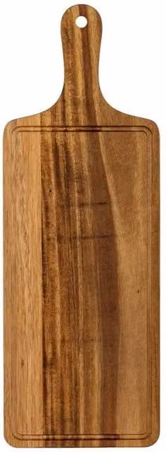 Lemon Pavilion Furniture and Decor Large Rectangular Acacia Wood Serving Board, Brown, W: 50 cm, L: 30 cm, H: 1 cm – 1
