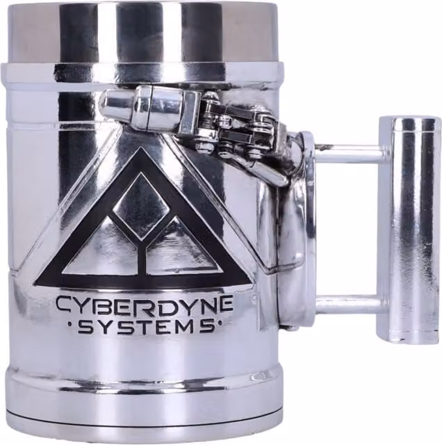Nemesis Now Terminator 2 Silver Resin and Stainless Steel Tankard Mug