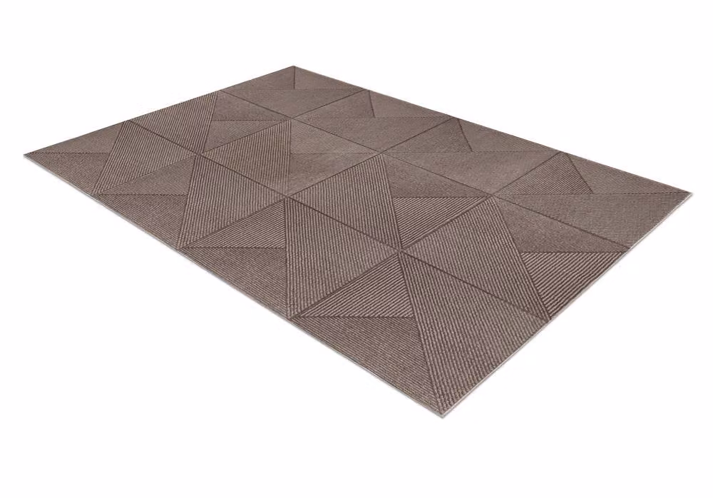 RugsX Aura Geometric Minimalist Rug in Beige, W: 140 cm, L: 190 cm – 2