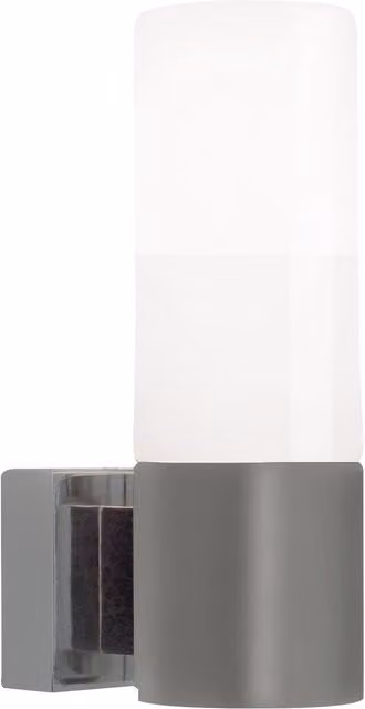 Nordlux Tang Silver Glass Wall Light for Bathrooms, E14, IP44