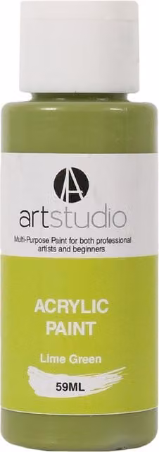 Art Studio Professional Acrylic Paint in Lime Green, 9.7 cm
