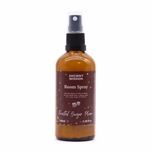 Ancient Wisdom Frosted Sugar Plum Room and Pillow Spray 100ml in Red and Brown
