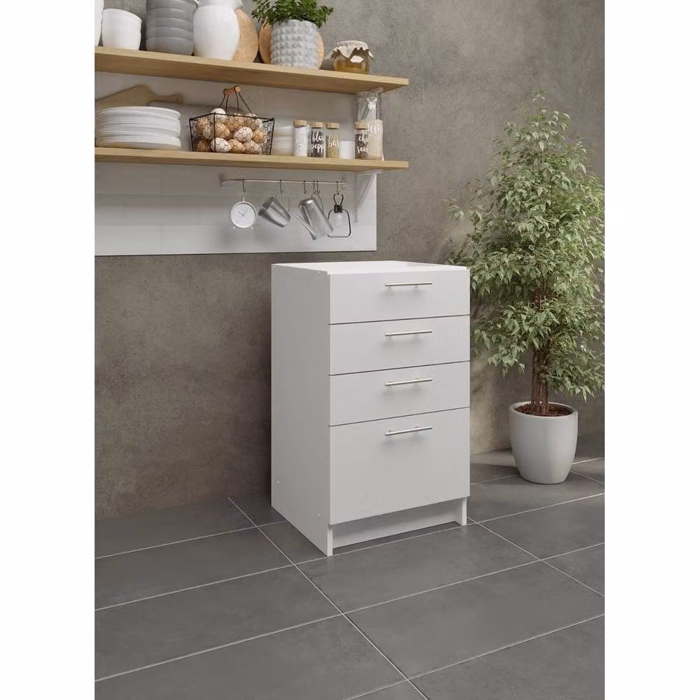 SPETLEK Kitchen Drawer Unit in White with Fixed Height: 50 cm – 2