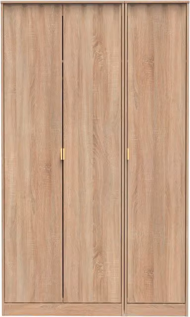 Ready Assembled 2 U Dallas 3 Door Wardrobe in Light Oak – 1