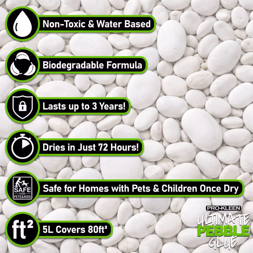 ProKleen Ultimate White Acrylic Pebble Glue 20L – 2