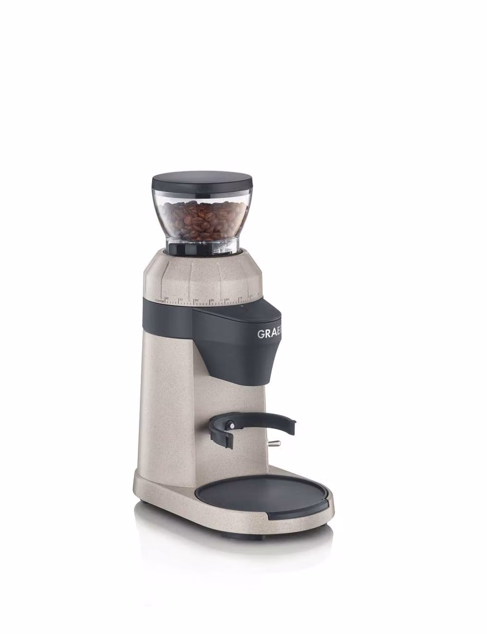Graef EliteGrindX Electric Conical Burr Coffee Grinder with 40 Settings and LED Display in Light Beige and Stainless Steel – 2