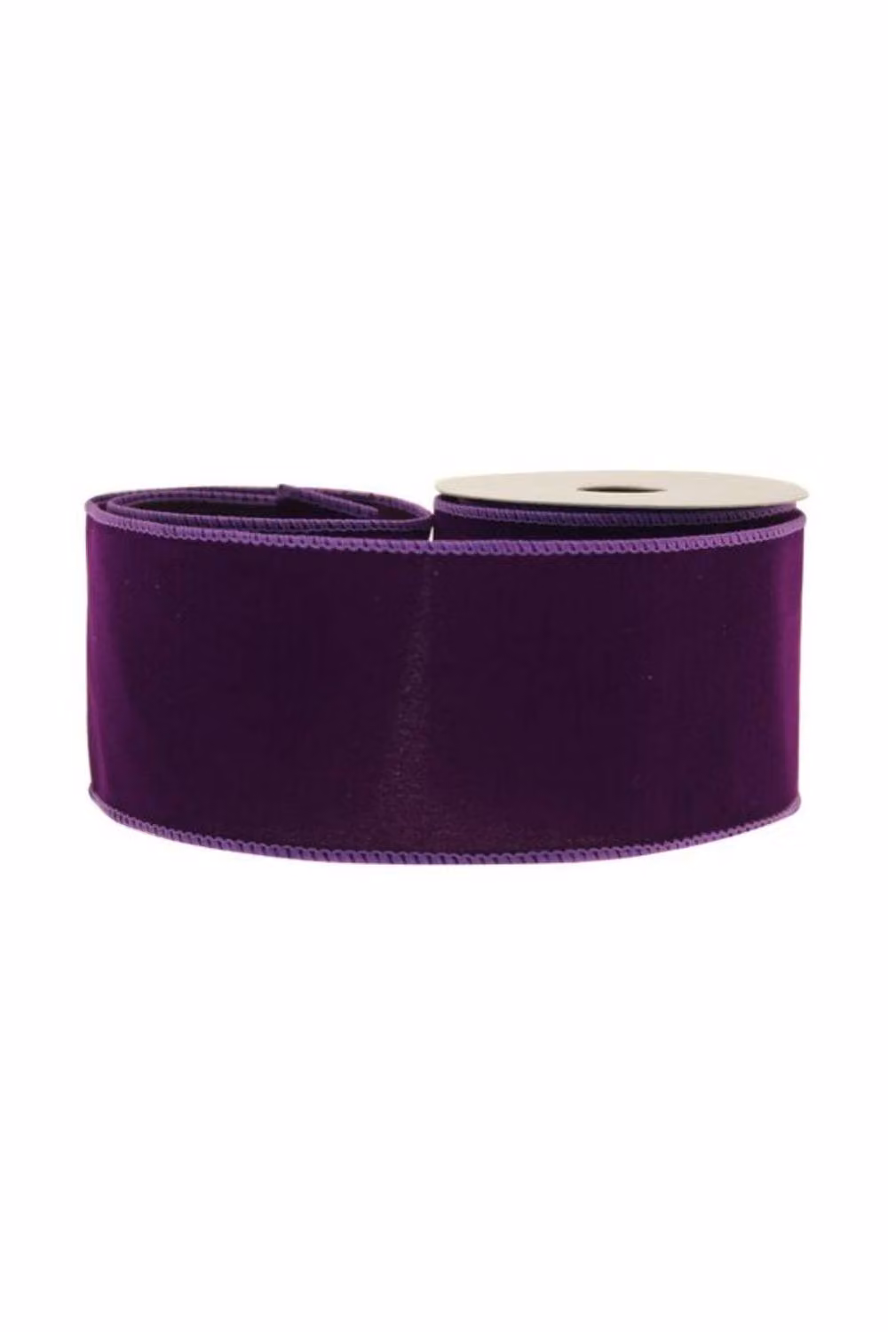 KDMD Purple Velvet Ribbon 63mm for Party and Christmas Decorations – 2