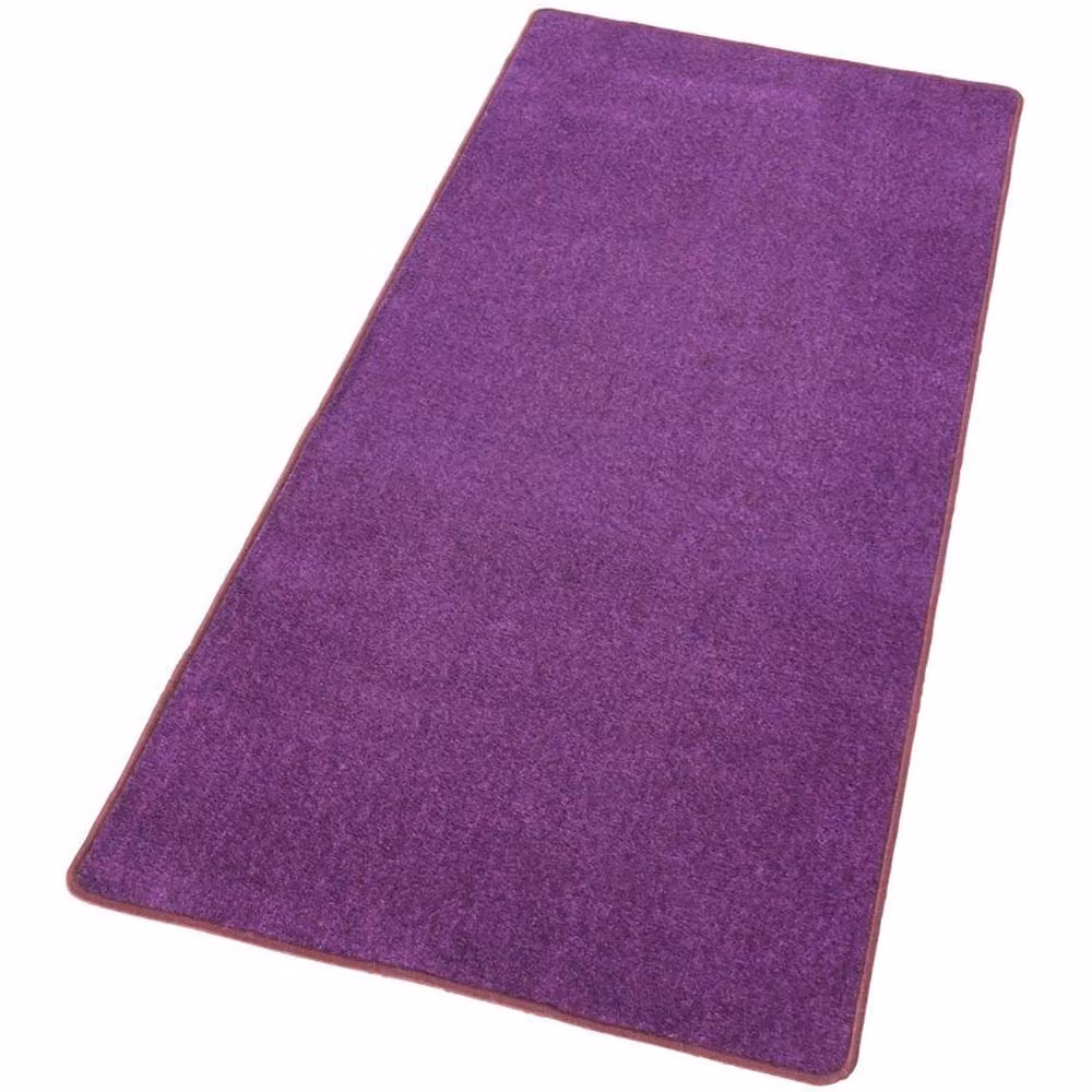 THE RUGS Uni Colours Modern Plain Purple Polypropylene Short Pile Area Rug W: 133 cm, D: 195 cm – 5